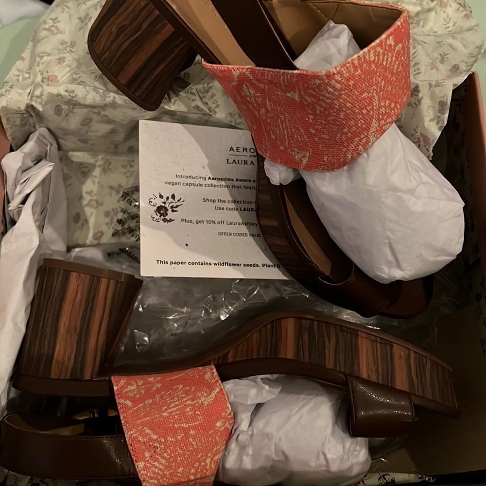 Laura Ashley Platforms! Beautifully designed!!